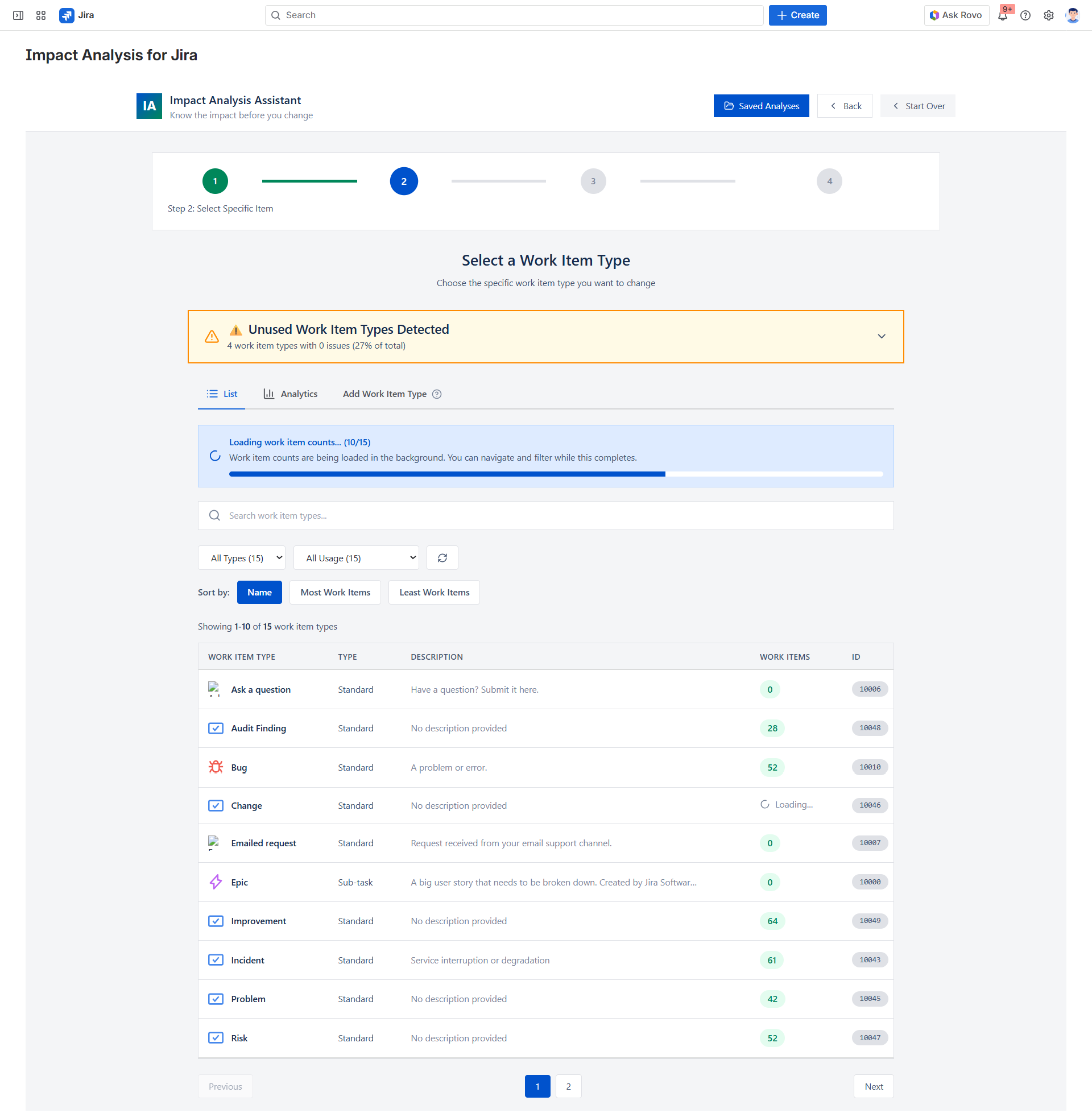Step 2: select specific Jira item